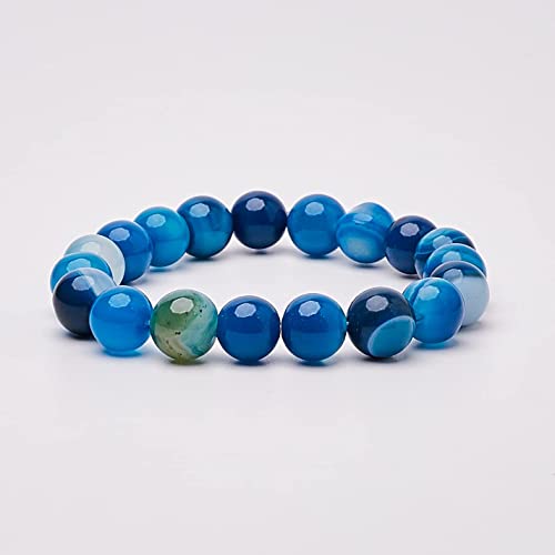 10mm Gemstone Bracelet | Handmade Healing Crystal Stretch Beaded Jewelry for Men and Women