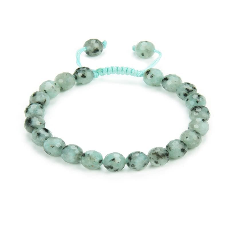 Kiwi Jasper 6mm Gemstone Friendship Bracelet