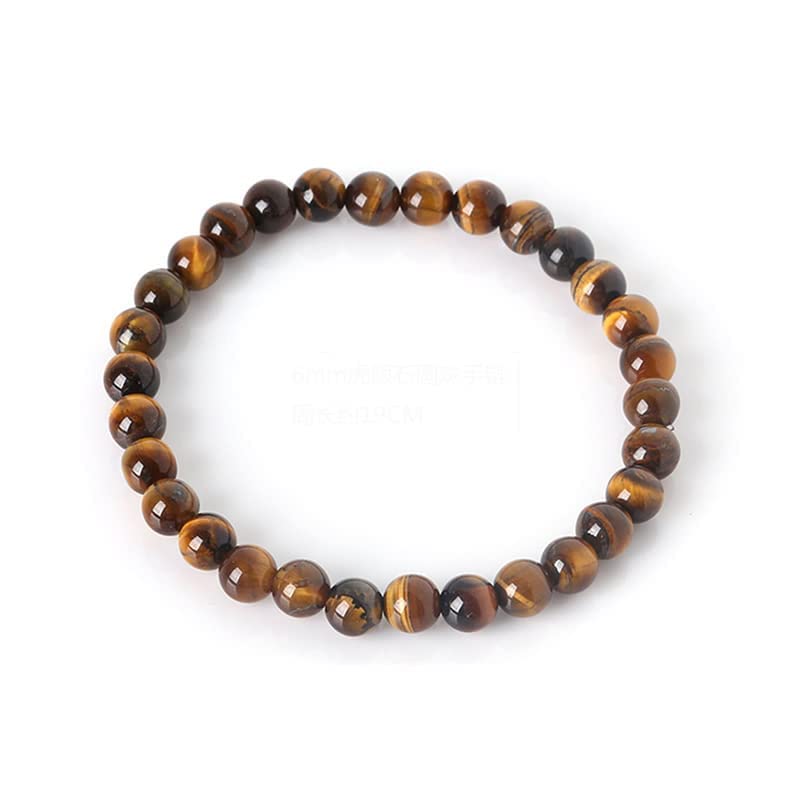 Tiger's Eye 6mm Stretchy Gemstone Bracelet
