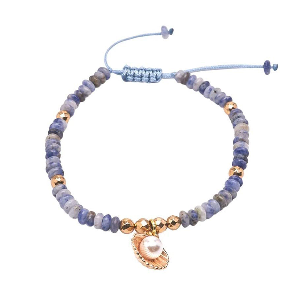 Women's Handmade Gemstone Bracelet | 4mm Natural Gemstone Adjustable Bracelet Pink, Blue, and Multicolor Options for Women