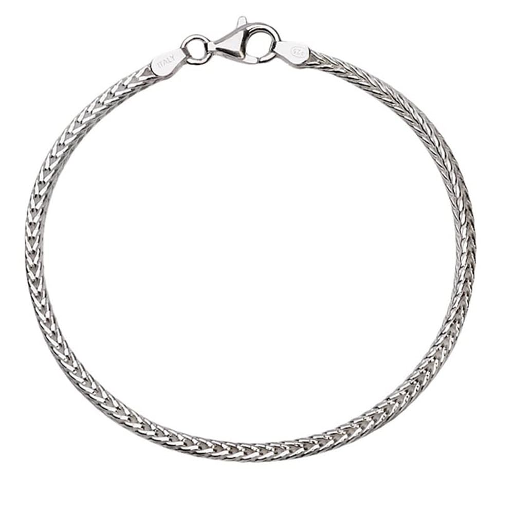 925 Sterling Silver Foxtail Chain Bracelet