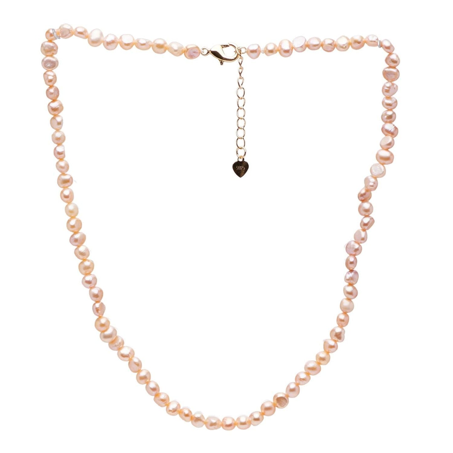 Pink Baroque Freshwater Pearl Choker