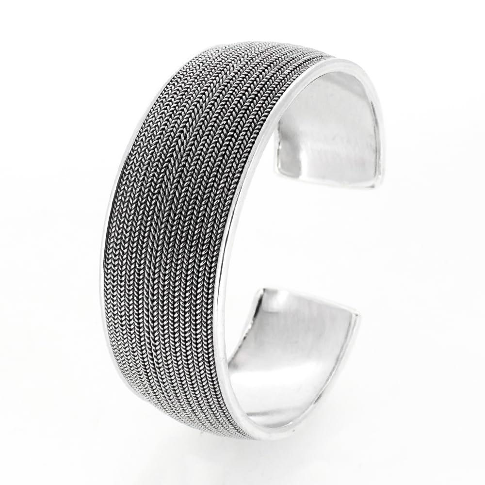 Open Cuff Braided Design
