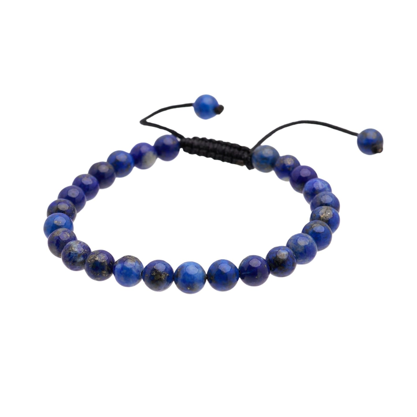 Blue Lapis Lazuli 6mm Gemstone Friendship Bracelet