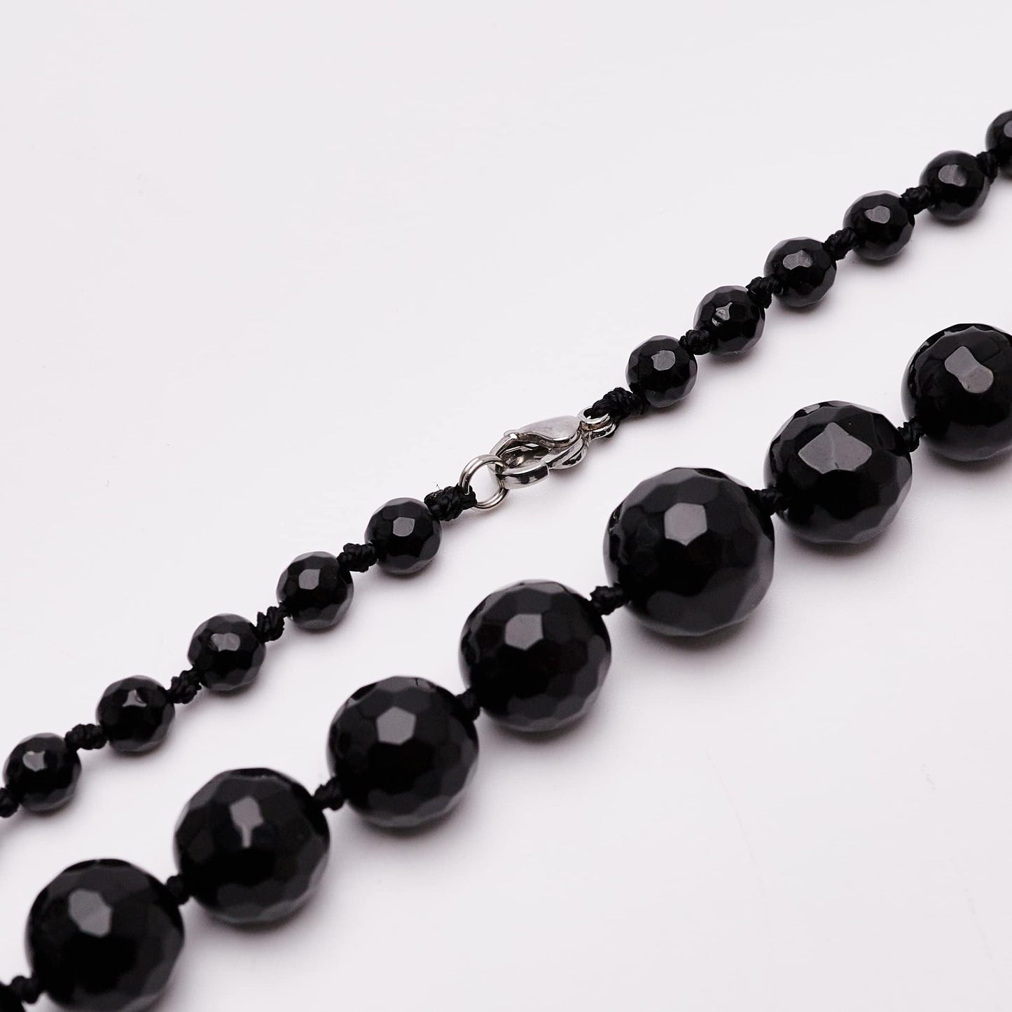 Women's Beaded Necklace | Natural Agate Gemstone Necklace with 6-14mm Beads