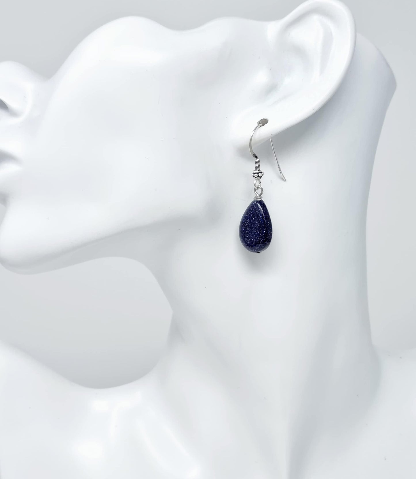 Women's Gemstone Earrings | Tear-Drop Shaped Beads