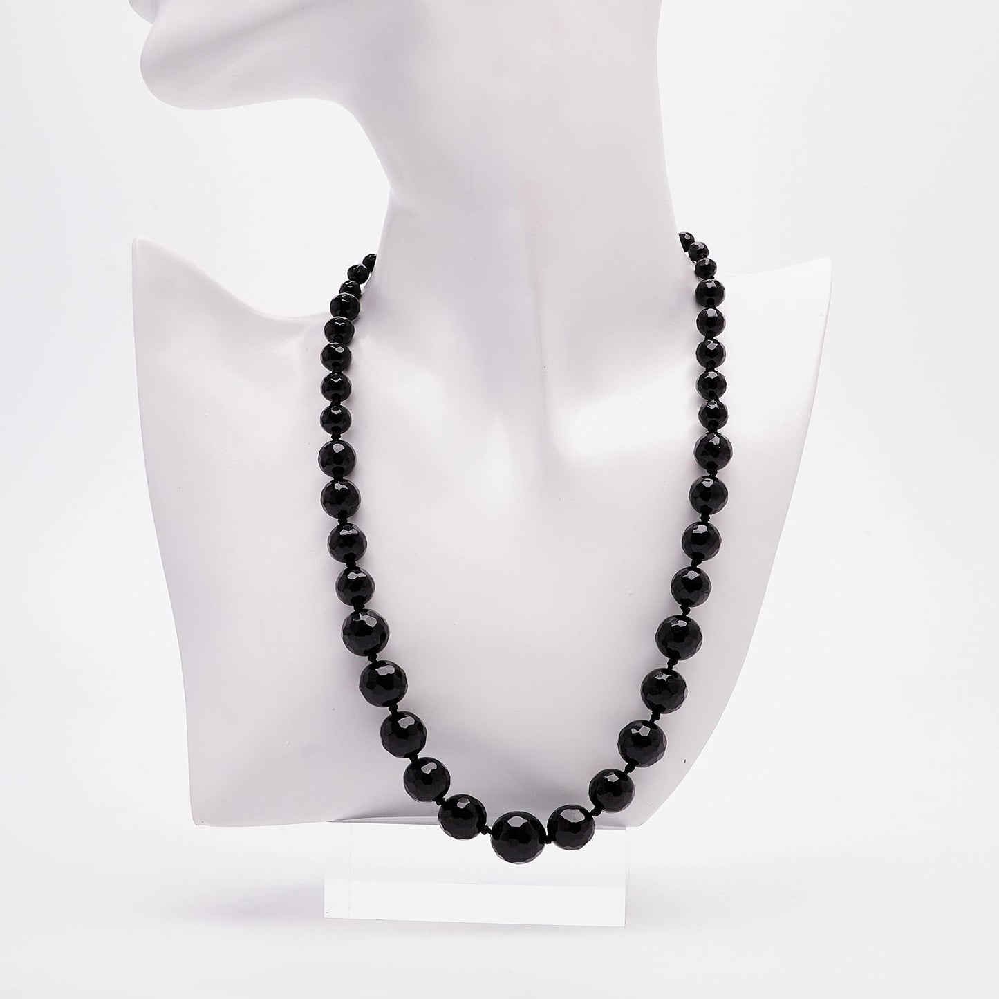 Women's Beaded Necklace | Natural Agate Gemstone Necklace with 6-14mm Beads