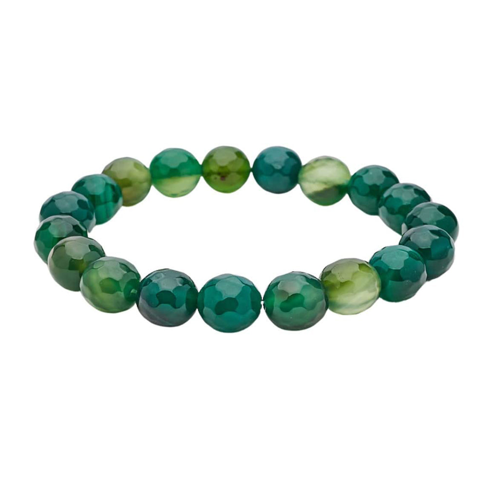 10mm Gemstone Bracelet | Handmade Healing Crystal Stretch Beaded Jewelry for Men and Women