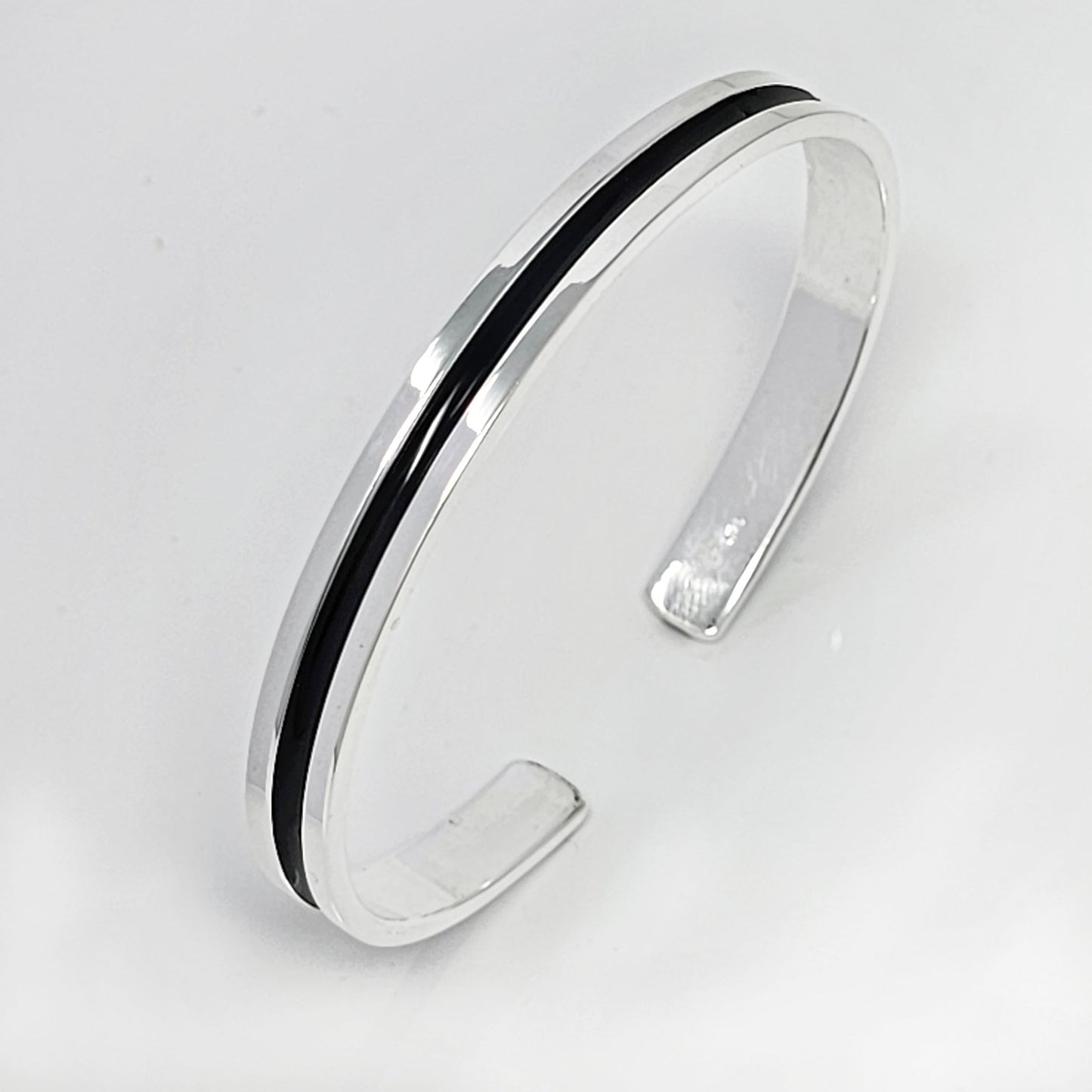 mens classic sterling silve bangle