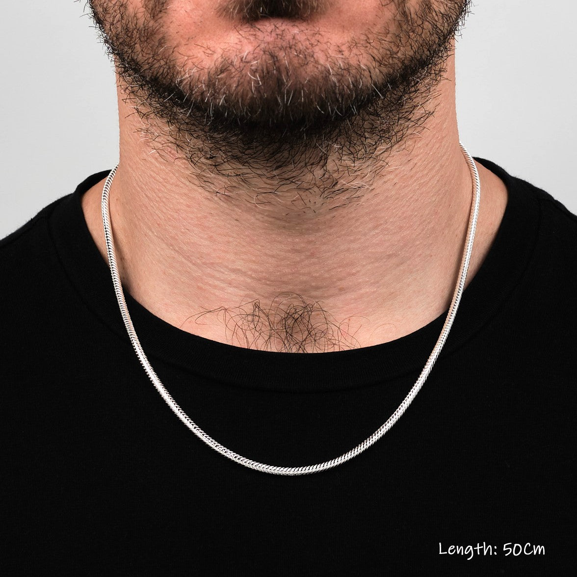 Mens snake chain necklace 2025