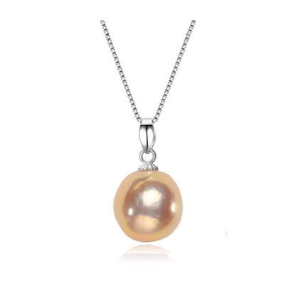 Pink Pearl Pendant necklace for women