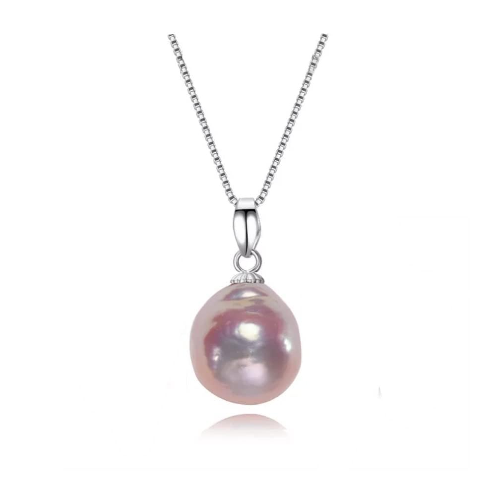 Purple pearl necklace 