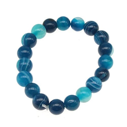 10mm Gemstone Bracelet | Handmade Healing Crystal Stretch Beaded Jewelry for Men and Women