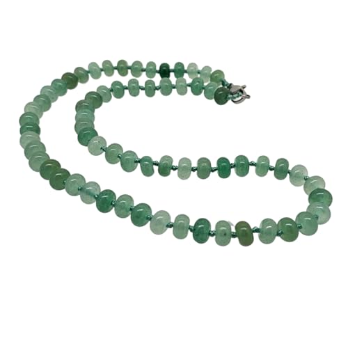 Women's Gemstone Beaded Necklace | Handmade 8mm Natural Gemstone Necklace Stylish Jewelry for Women