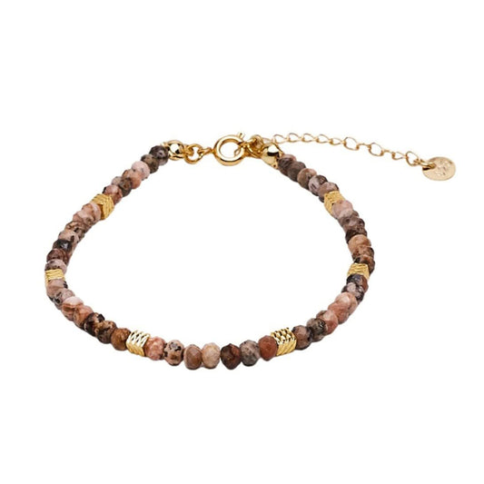 Handmade Women's Delicate Gemstone Bracelet | Adjustable Crystal Healing Beaded Bracelet | Ideal for Everyday Wear