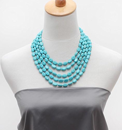 5 Strand Turquoise Necklace