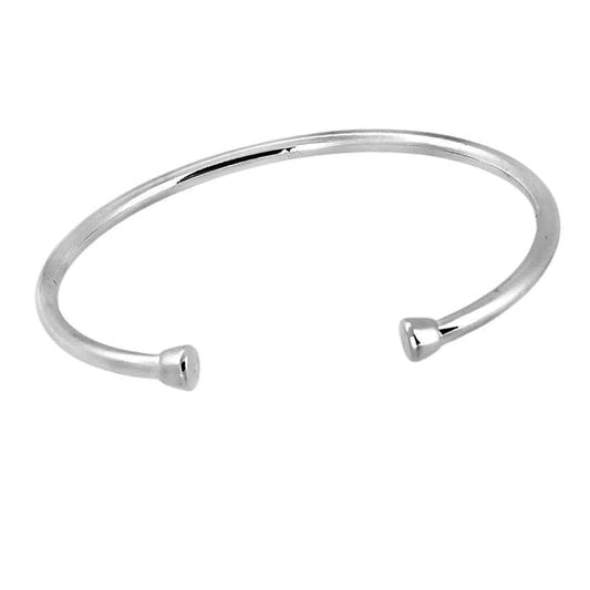 Sterling Silver Torque Bangle