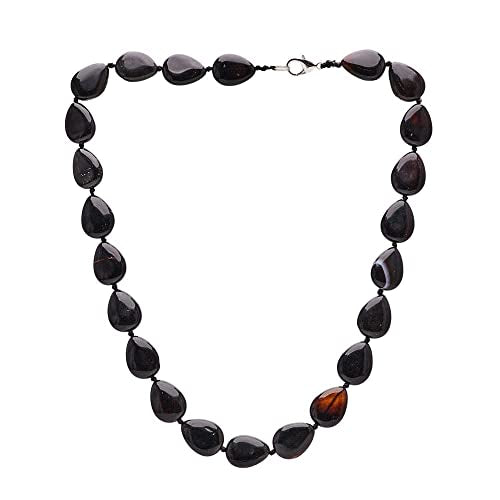 Teardrop Gemstone Necklace | Handmade Natural Beaded Jewelry for Women