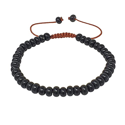 Unisex Gemstone Beaded Bracelet | Handmade 6mm Beaded Gemstone Bracelet Presented in Gift Box