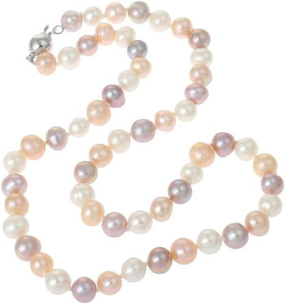 multicolour pearl necklace