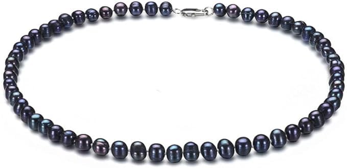 Black Pearl Necklace