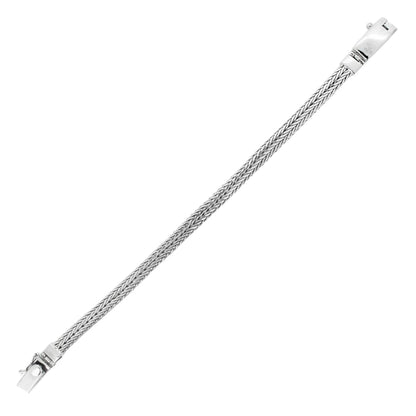 925 sterling silver 6.2mm width bali style chain bracelet 