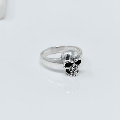 925 sterling silver skull ring for him or her