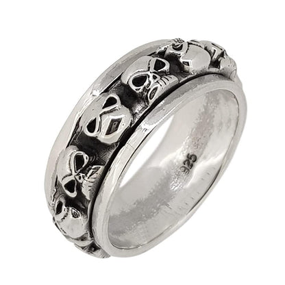 Skull Spinning Ring