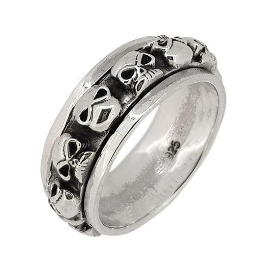 Skull Spinning Ring