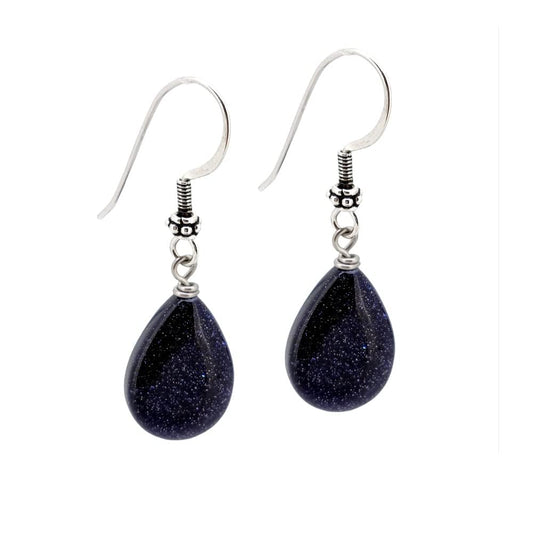 Women's Gemstone Earrings | Tear-Drop Shaped Beads