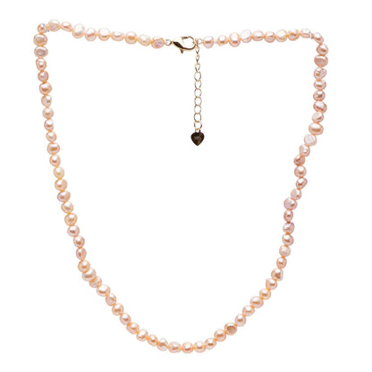 Pink Baroque Freshwater Pearl Choker