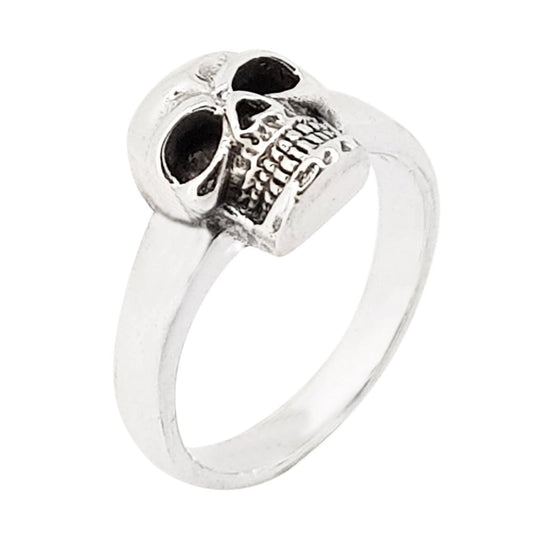925 sterling silver skull ring