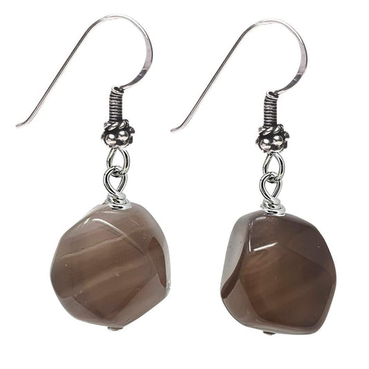 Gemstone Dangle Earrings | Handmade Natural Gemstone Earrings with 925 Sterling Silver for Women