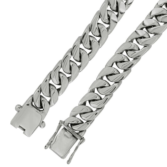 925 sterling silver chunky 13mm width curb chain bracelet 