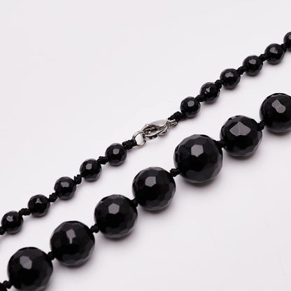 Women's Beaded Necklace | Natural Agate Gemstone Necklace with 6-14mm Beads