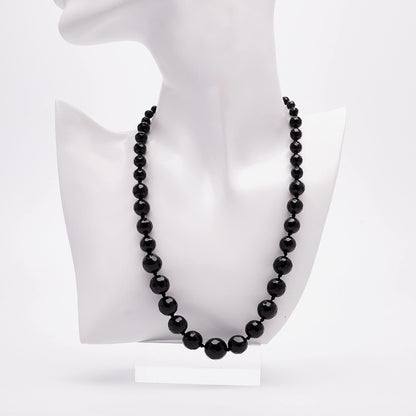 Women's Beaded Necklace | Natural Agate Gemstone Necklace with 6-14mm Beads