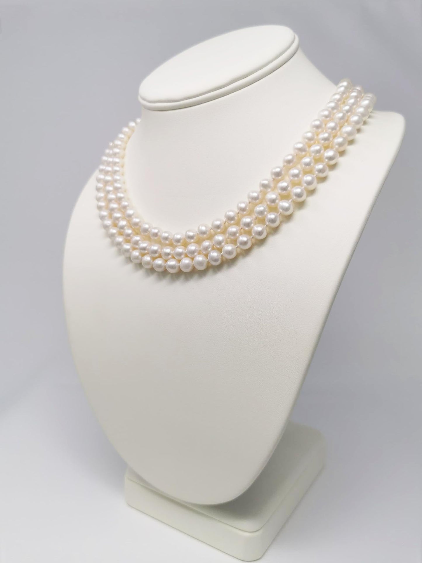 3 Strand Pearl Necklace