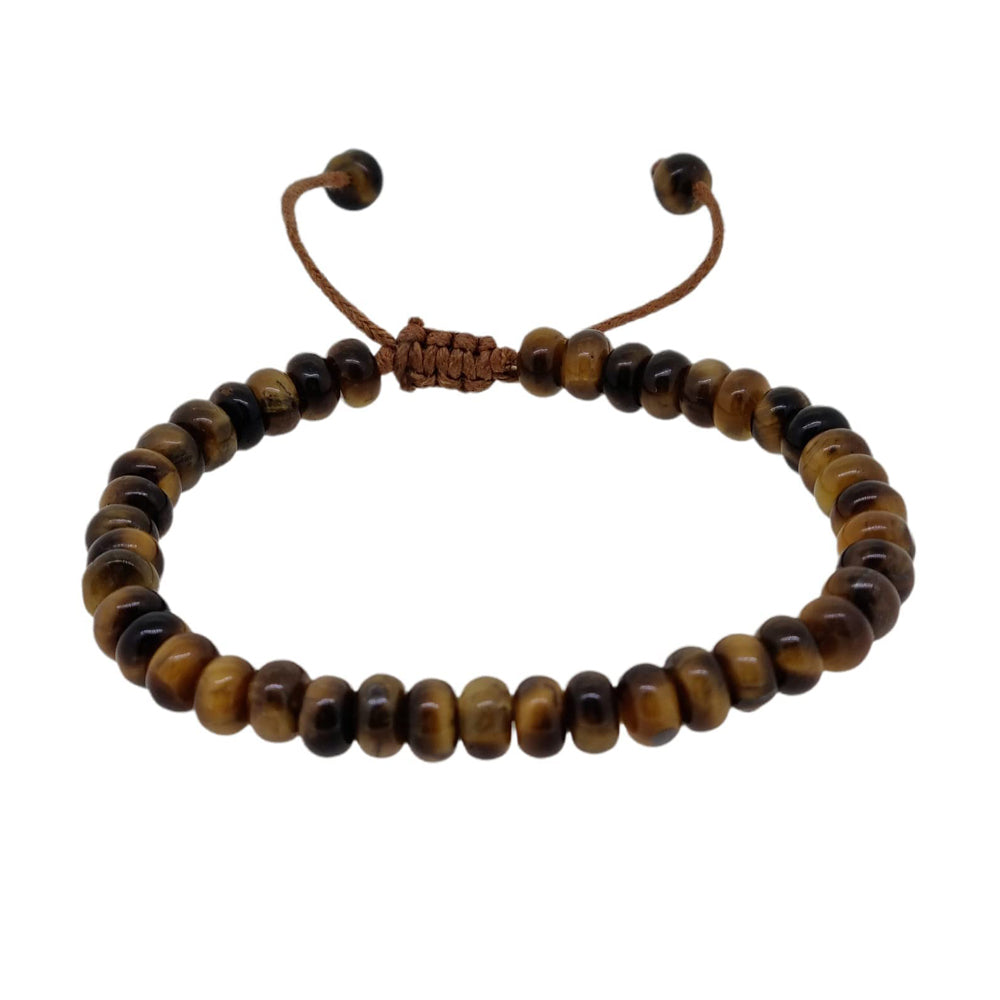 Unisex Gemstone Beaded Bracelet | Handmade 6mm Beaded Gemstone Bracelet Presented in Gift Box