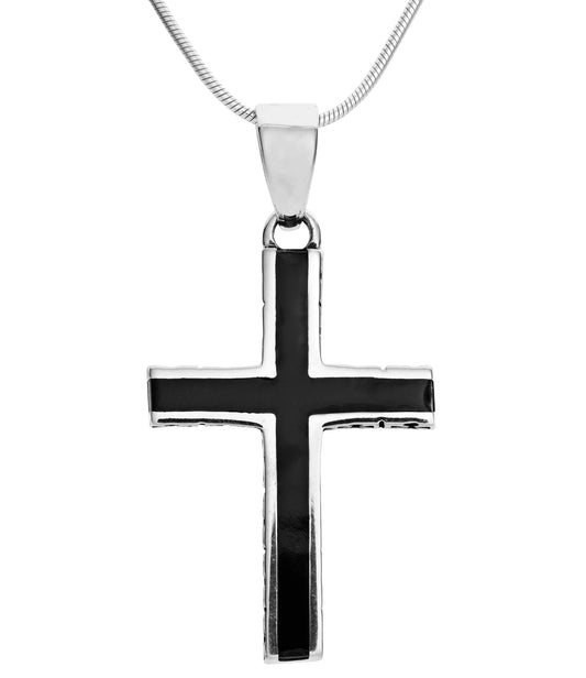 925 sterling silver cross pendant for men