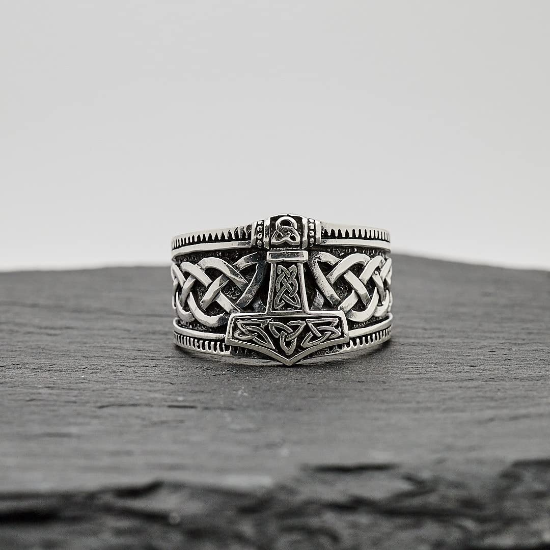 VIKING SILVER RING FOR MEN