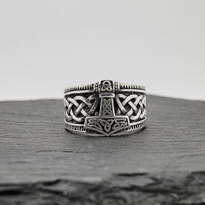 VIKING SILVER RING FOR MEN