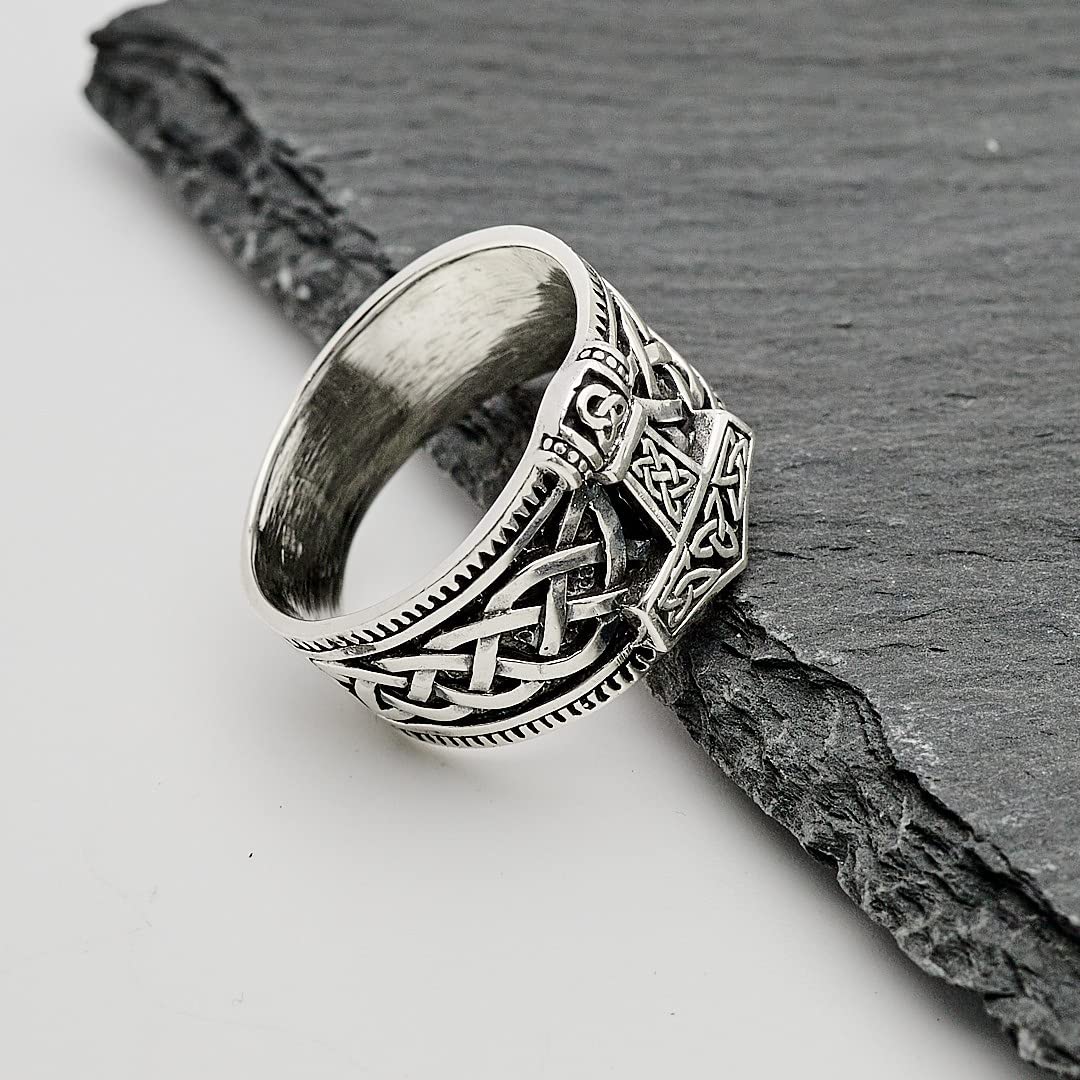 VIKING SILVER RING FOR MEN