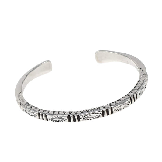 etched details sterling silver bangle 925 sterling silver
