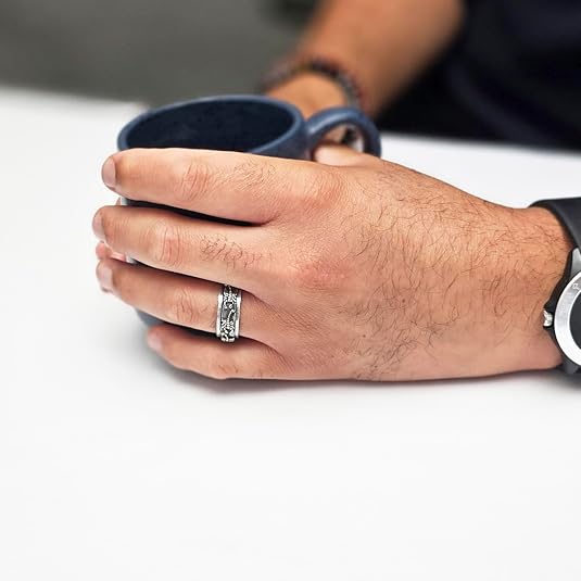 MENS SILVER RING