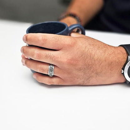MENS SILVER RING