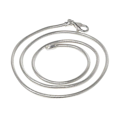 925 sterling silver 2.3mm snake chain necklace
