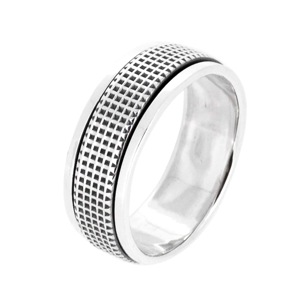 925 sterling silver spin ring