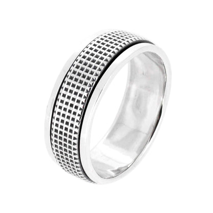 925 sterling silver spin ring